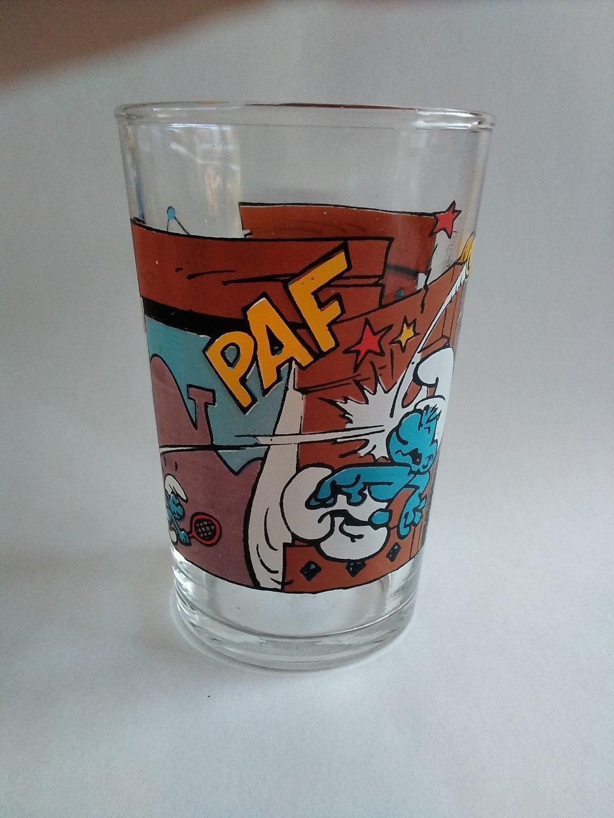 Smurfen glas 1994, Verzenden, Zo goed als nieuw, Overige typen