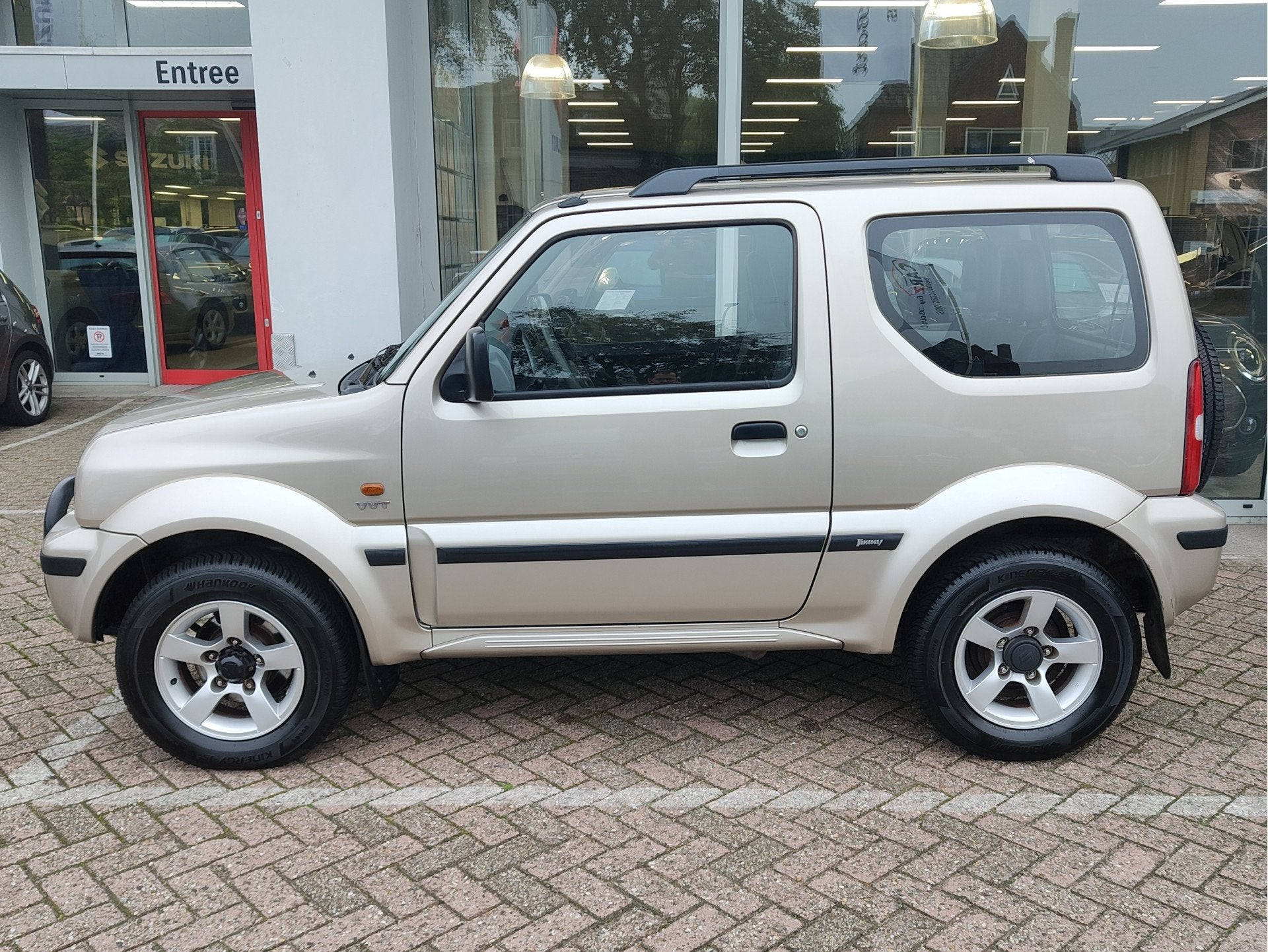 Suzuki Jimny 1.3 EXCLUSIVE Airco | Elek. ramen | 4-seizoenen, Met garantie (alle), 4 stoelen, Beige, Bedrijf