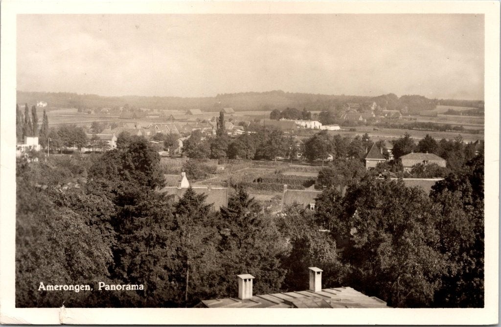 Amerongen - 11 oude ansichtkaarten, Ophalen of Verzenden, 1940 tot 1960, Gelopen, Utrecht