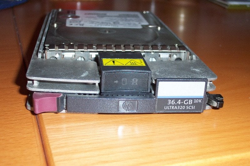 12 X HP Hotswap SCSI 36GB harddisken 10K SCA aansluiting 8-6, Gebruikt, SCSI, Server, Ophalen of Verzenden