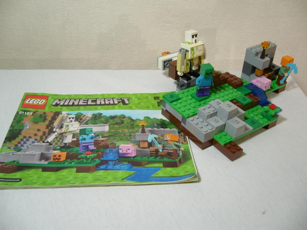 Lego Minecraft 21123 The Iron Golem, Gebruikt, Minecraft, Lego, Ophalen of Verzenden