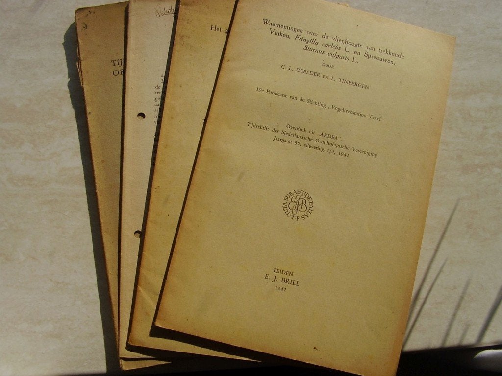 Tijdschrift der Nederlandsche ornithologische vereniging, Ophalen of Verzenden, Gelezen, Dr. G.j. Van oordt
