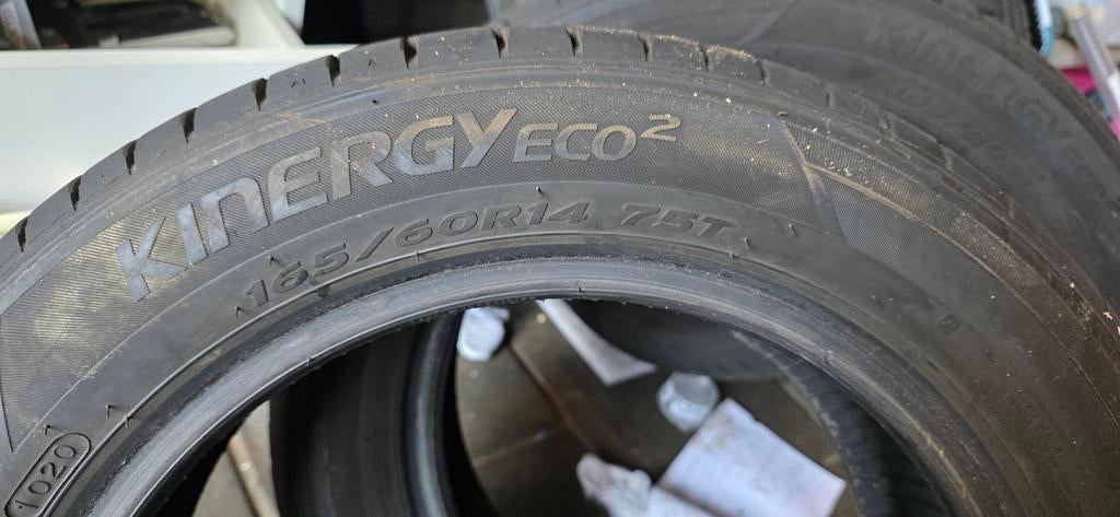 4 zomerbanden 165/60 R14 - Kinergy Eco2, 14 inch, Gebruikt, Ophalen of Verzenden, Band(en)