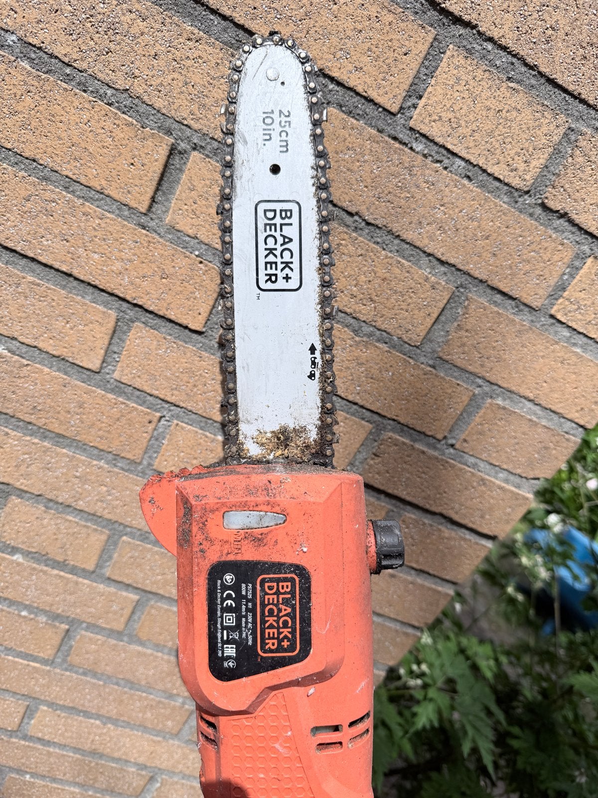 Black+Decker Kettingzaag 25cm - Gebruikt, Ophalen, Minder dan 30 mm, Gebruikt, Kettingzaag