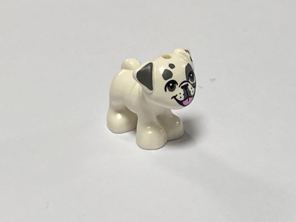 Nieuwe Lego witte mopshond / pug (Juno), Overige thema's, Lego, Overige typen, Nieuw