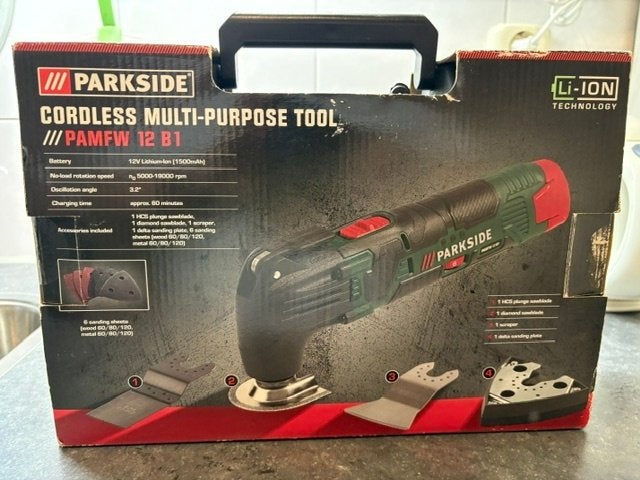multifunctioneel accu gereedschap, Ophalen of Verzenden, Zo goed als nieuw, Multitool, Parkside
