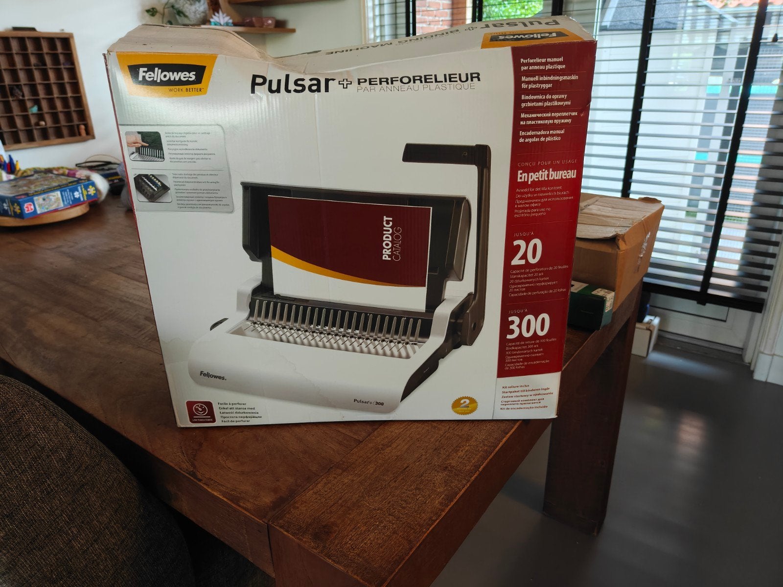 Fellowes Pulsar 300 inbindmachine met veel toebehoren, Ophalen of Verzenden
