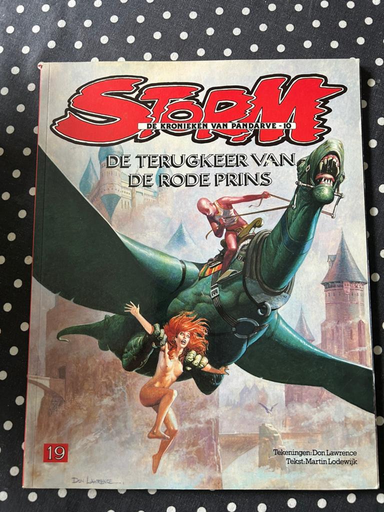 Storm - De Kronieken van Pandarve 10: De Rode Prins, Eén stripboek, Ophalen of Verzenden, Gelezen