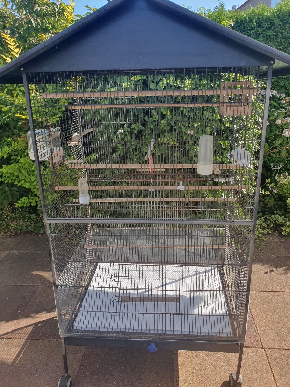 Nette vogelkooi, Ophalen, Gebruikt, Metaal, Vogelkooi