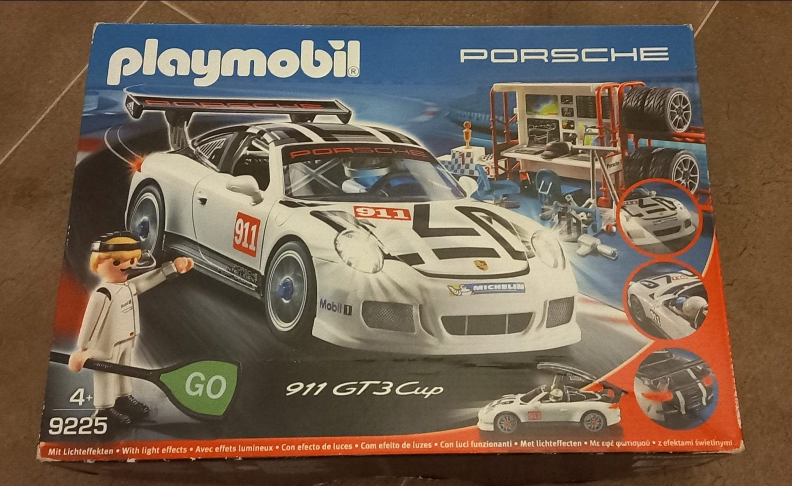 Playmobil Porsche 911 GT3 Cup (9225), Verzenden, Zo goed als nieuw, Complete set, Voertuig