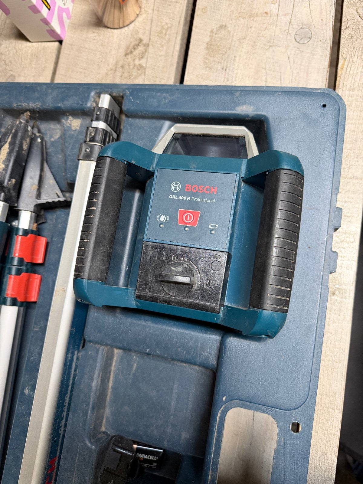 Bosch GRL 400 H Professional Rotatielaser met LR 1 ontvanger, Ophalen, Gebruikt