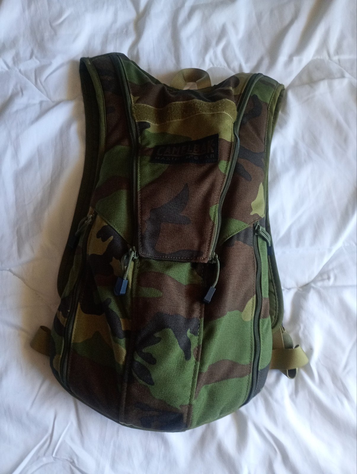 woodland camo camelbak viper, maximum gear origineel kl zgan, Ophalen of Verzenden, Landmacht, Nederland, Kleding of Schoenen
