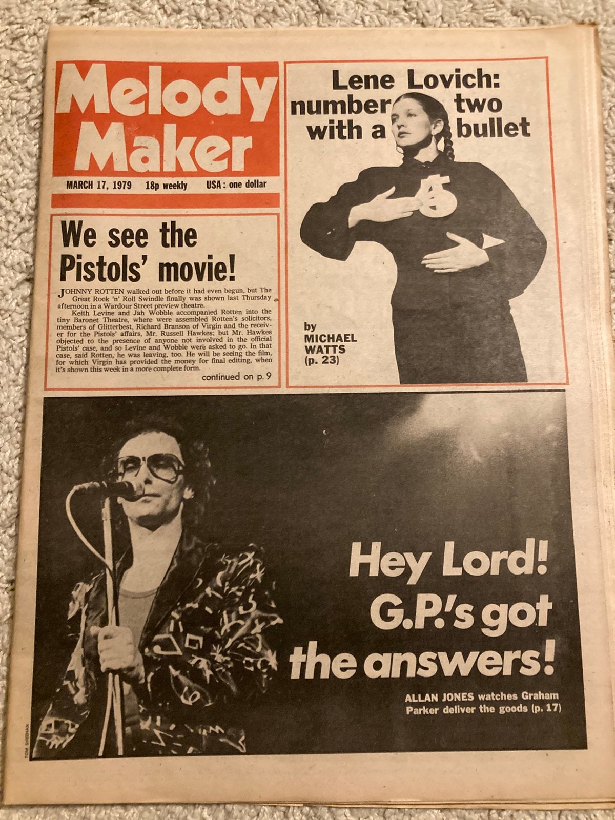 MELODY MAKER 1979 oa MOTÖRHEAD, Ophalen of Verzenden, Gelezen, Muziek, Film of Tv