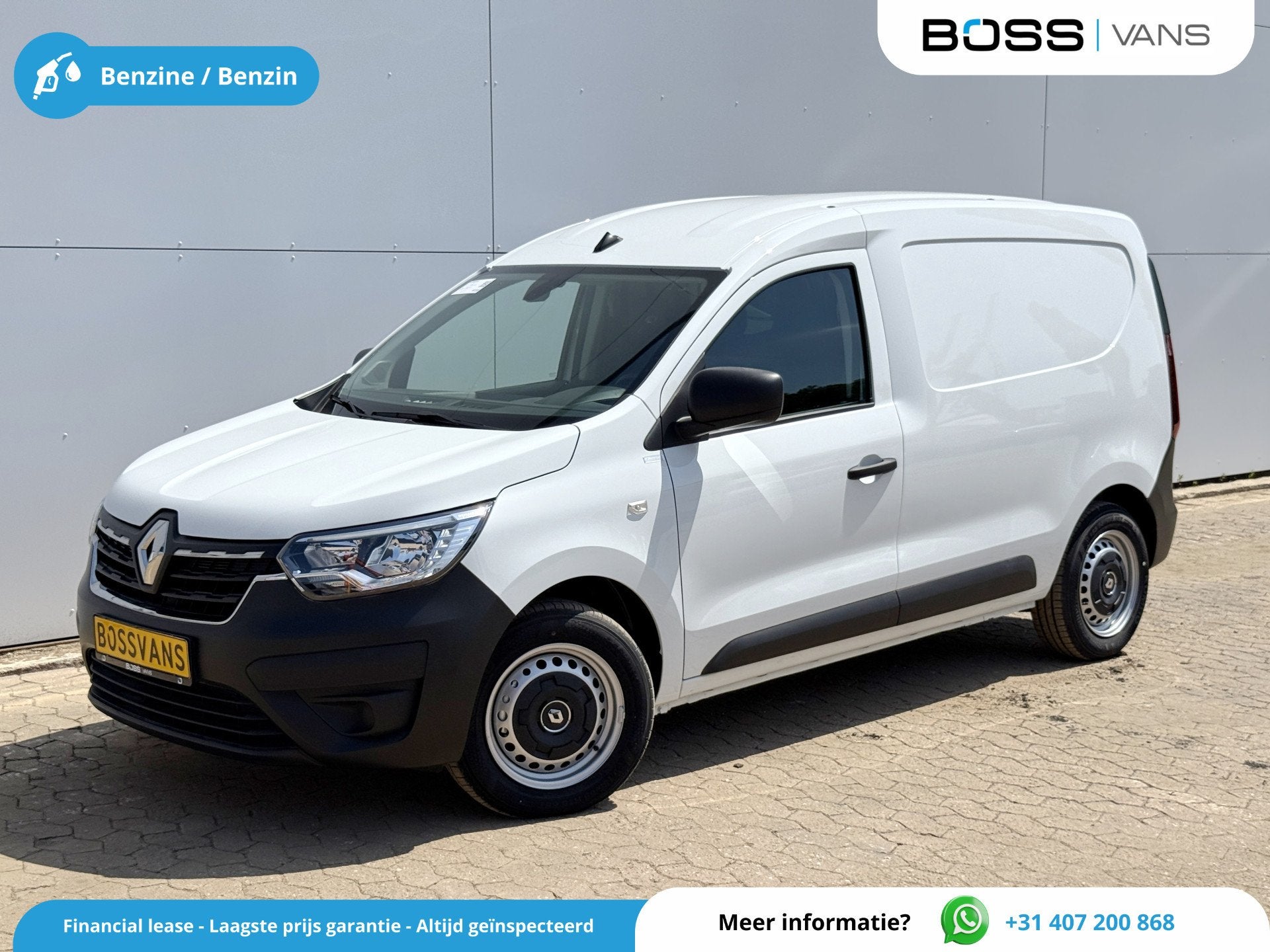 Renault Kangoo Comfort 1.3 TCe 100PK *Benzine* L1 Airco Navi, Voorwielaandrijving, Gebruikt, Zwart, 4 cilinders