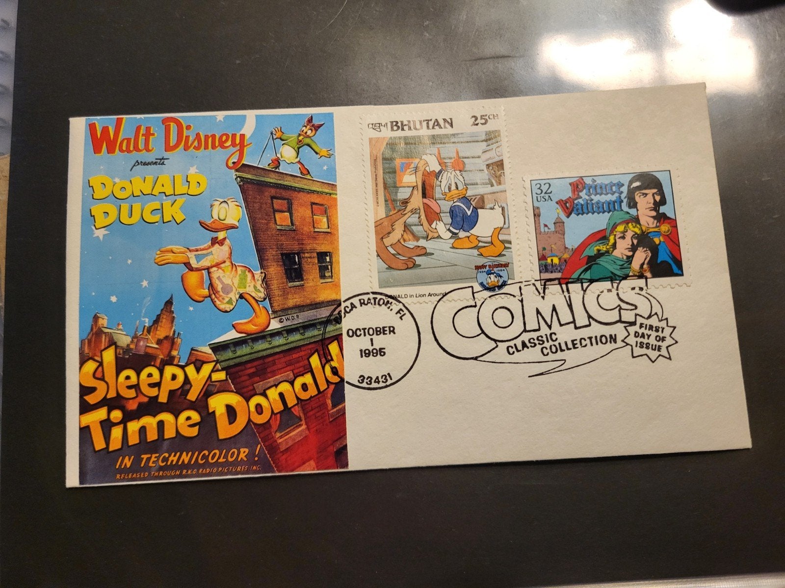 prins prince valiant. walt disney 1e dags enveloppe, Ophalen of Verzenden, Overige figuren, Nieuw, Plaatje, Poster of Sticker