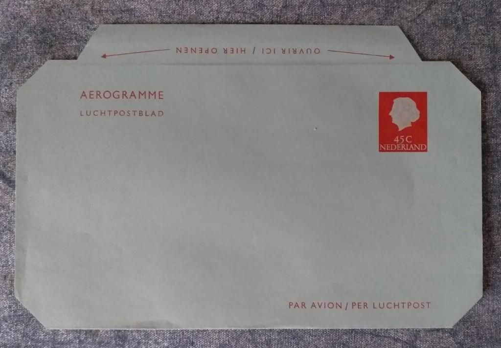Nederlandse luchtpost envelop 1953-1967  [5569]  [PoPoNe], Postzegels en Munten, Postzegels | Nederland, Ophalen of Verzenden