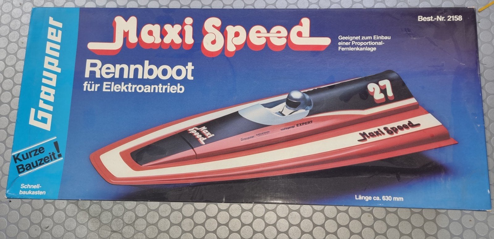 Graupner Maxi Speed Vintage Rennboot (nieuwstaat), Ophalen of Verzenden, Nieuw, Overige merken