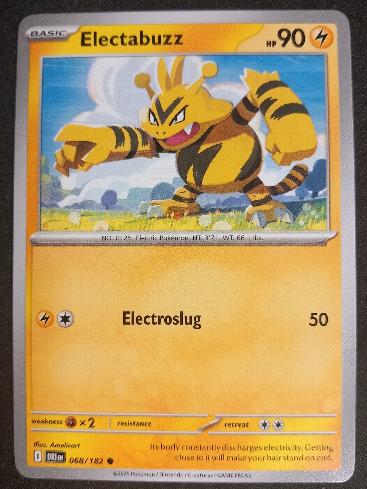 Pokemon Electabuzz 068/182 Destined Rivals NM, Verzenden, Zo goed als nieuw, Losse kaart