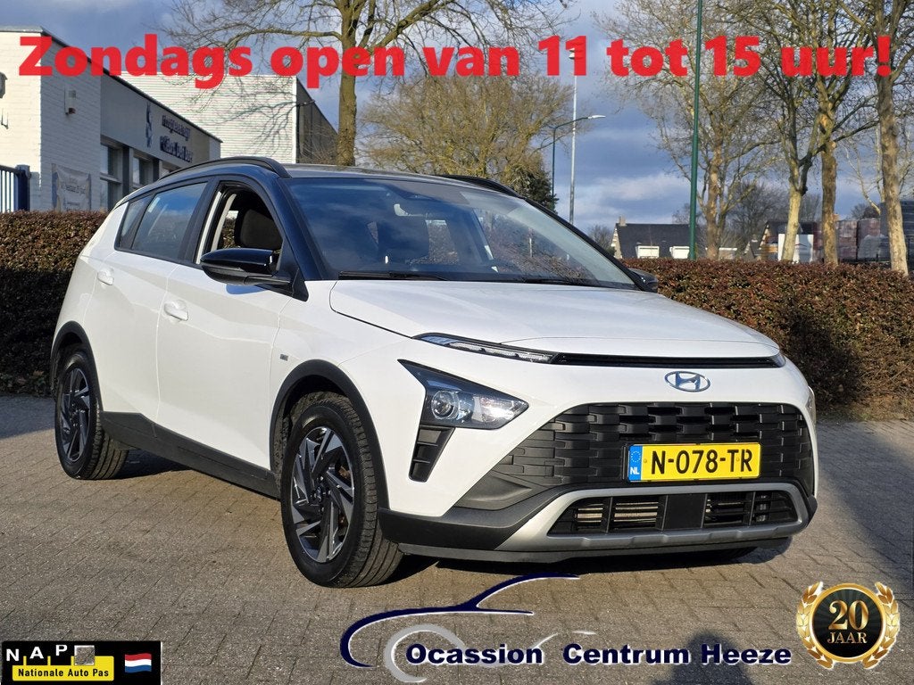 Hyundai Bayon 1.0 T-GDI MHEV, 1e Eig! NL auto! Carplay! Came, Auto's, Hyundai, Voorwielaandrijving, Lichtsensor, 450 kg, Gebruikt