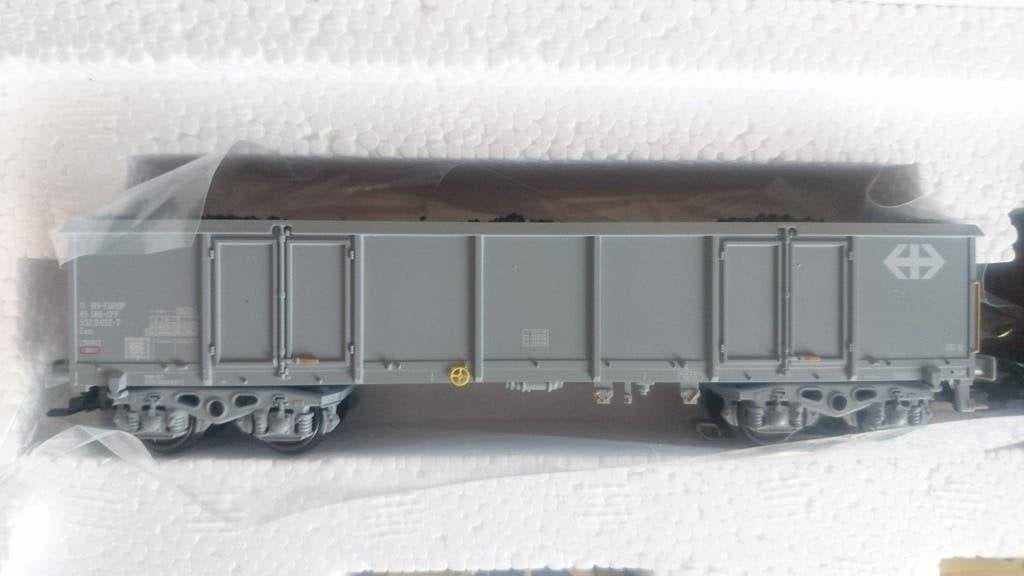 Marklin Set goederenwagens SBB - Knipperend sluitsein -46567, Ophalen, Wisselstroom, Wagon, Zo goed als nieuw