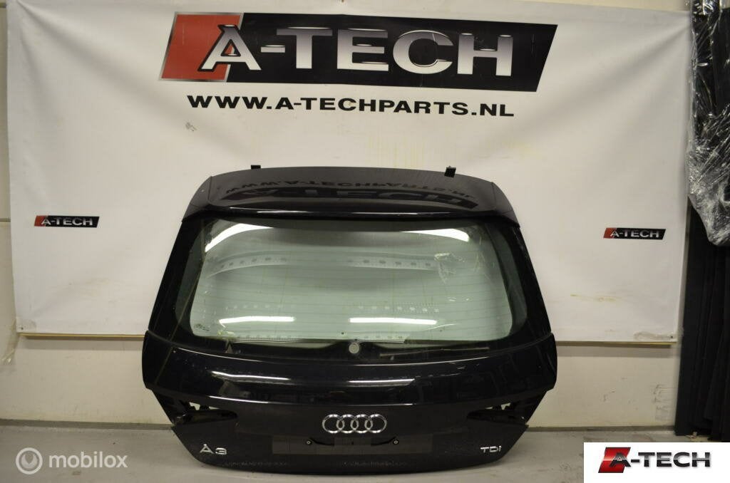 Achterklep zwart ly9b Audi A3 8V 1.6 TDI ('12-'17), Audi, Gebruikt, Achterklep