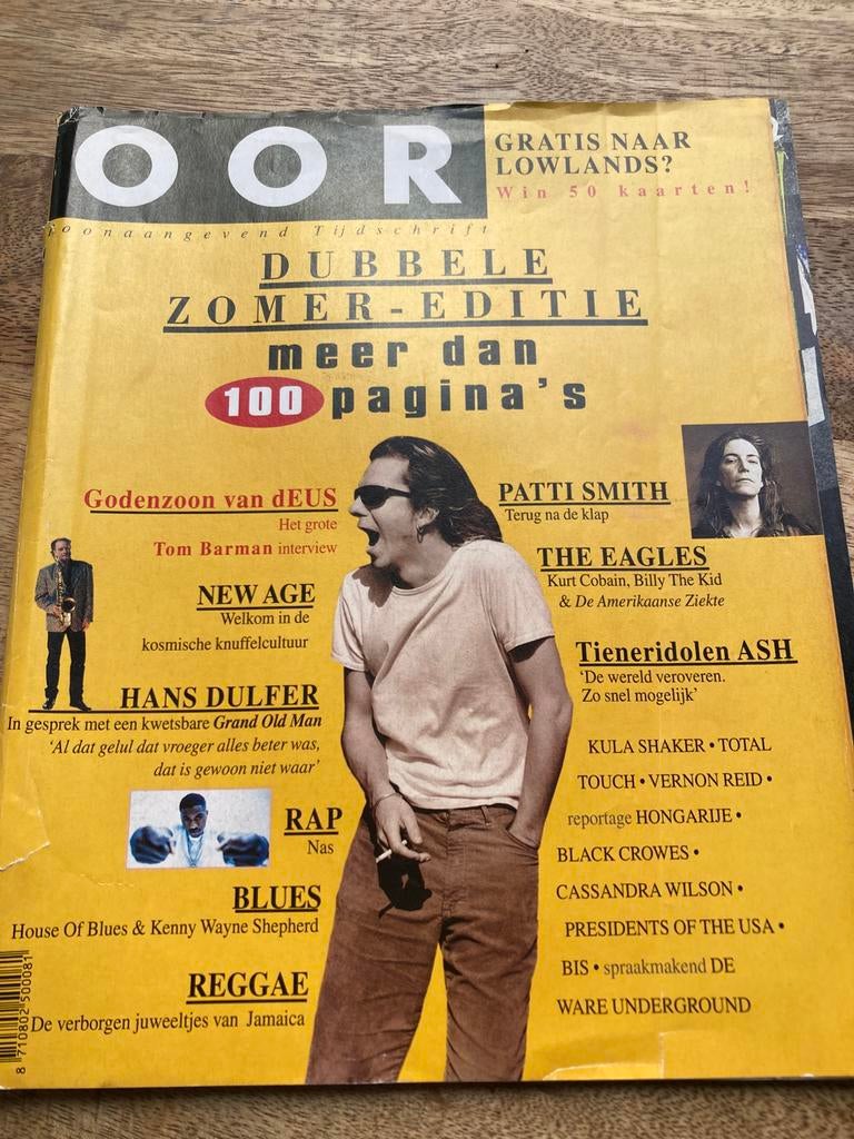 OOR 1997 Patti Smith DEUS Black Crowes NAS Hans Dulfer ASH, Boeken, Ophalen of Verzenden, Muziek, Film of Tv