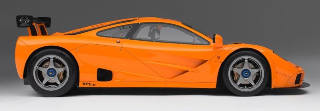 McLaren F1 LM Oranje 1:8 van Amalgam, Ophalen of Verzenden, Nieuw, 1:5 t/m 1:8, Auto