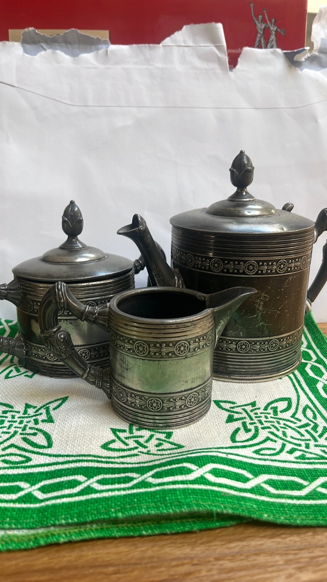 Thee set tin, Antiek en Kunst, Ophalen
