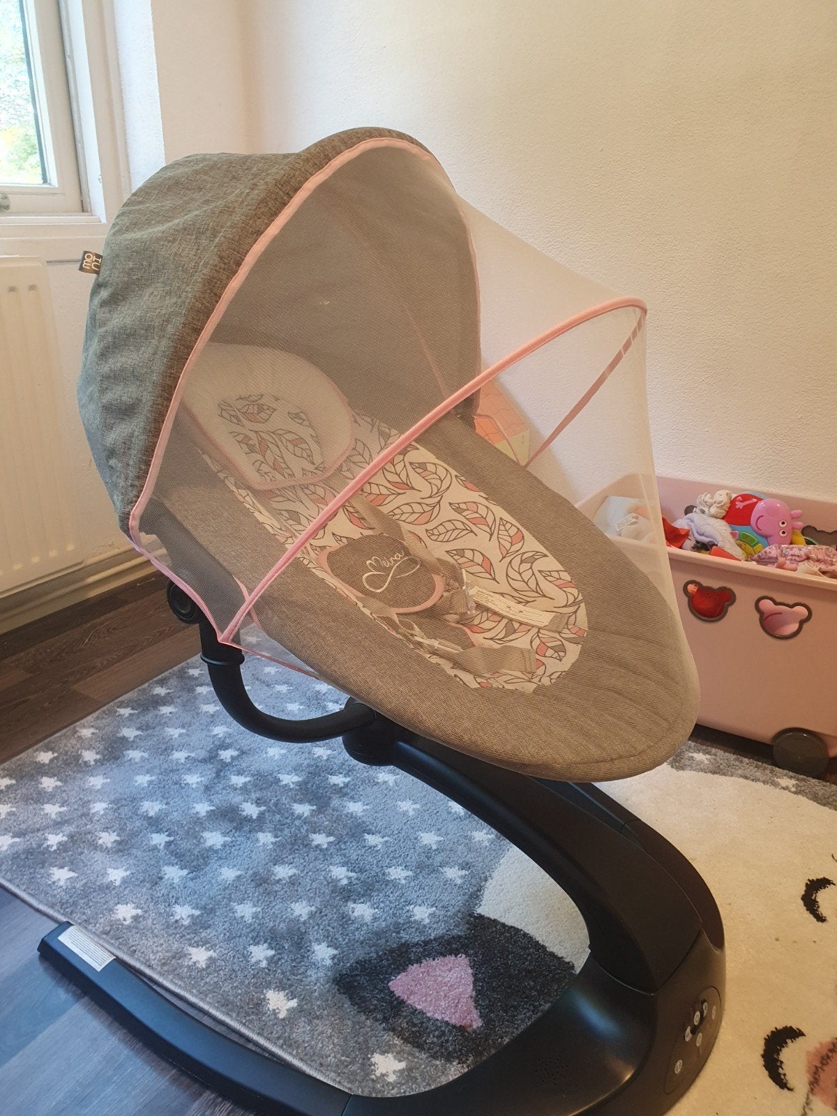 Moni Meira Elektrische Baby Schommelstoel, Kinderen en Baby's, Gebruikt, Schommelstoel, Met gordel(s) of riempje(s), Ophalen