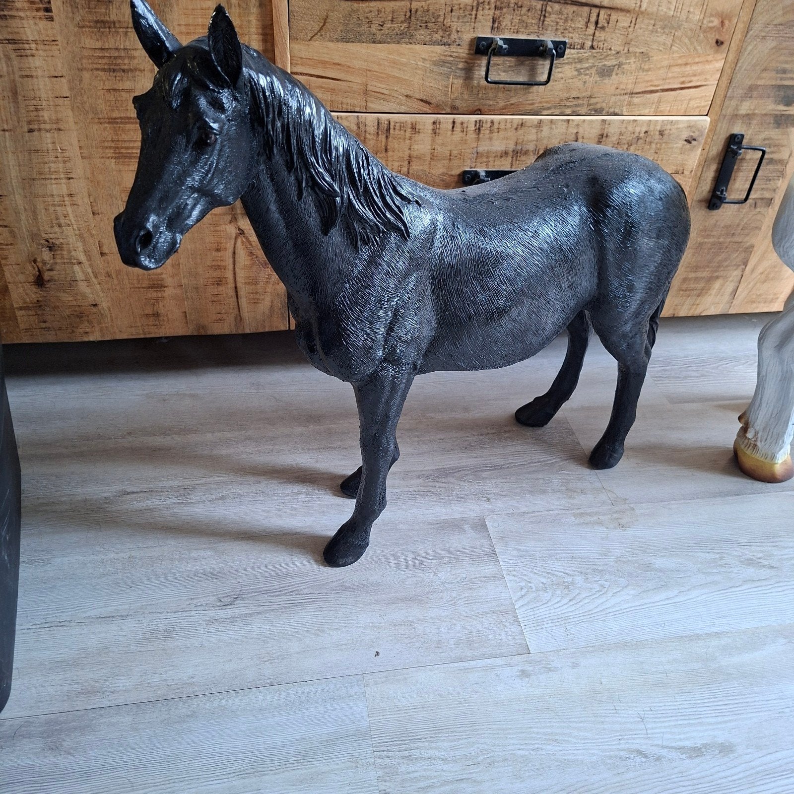 paard pony  beeld tuinbeeld, Ophalen, Nieuw, Kunststof