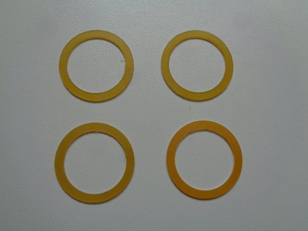 Antislipbandjes voor LGB locomotieven met 37,5 mm wielen, Nieuw, Ophalen of Verzenden, LGB, Gelijkstroom