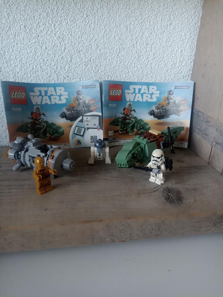 LEGO Star Wars 75228 Escape Pod vs. Dewback Microfighters, Ophalen of Verzenden, Zo goed als nieuw, Overige merken