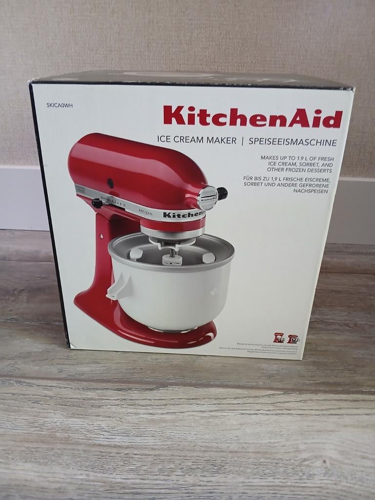 KitchenAid ijsmaker/ijskom ❄️ nieuw!, 1 tot 2 liter, Ophalen of Verzenden, Nieuw, 3 snelheden of meer