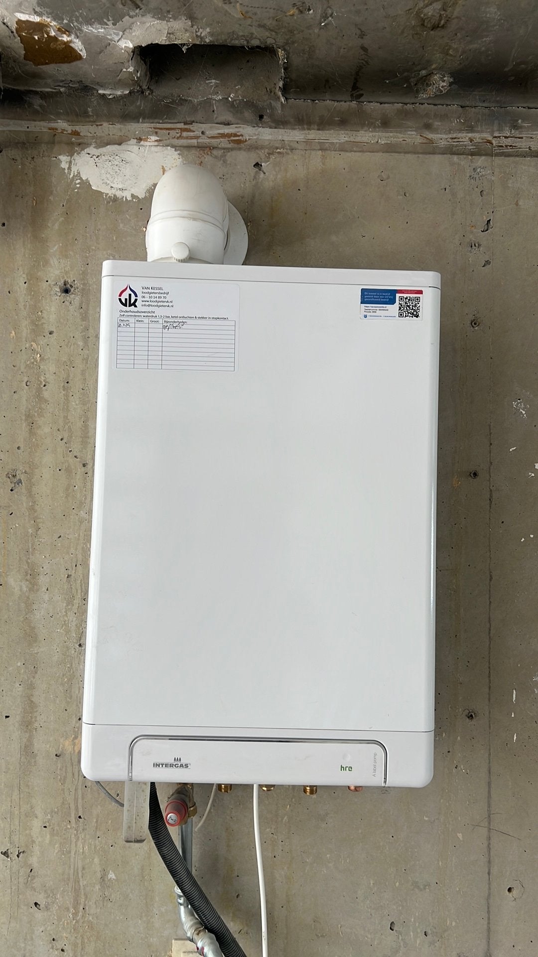 Cv kettle, Doe-het-zelf en Verbouw, Geisers en Boilers, Zo goed als nieuw, Geiser, Minder dan 20 liter, Minder dan 3 jaar oud