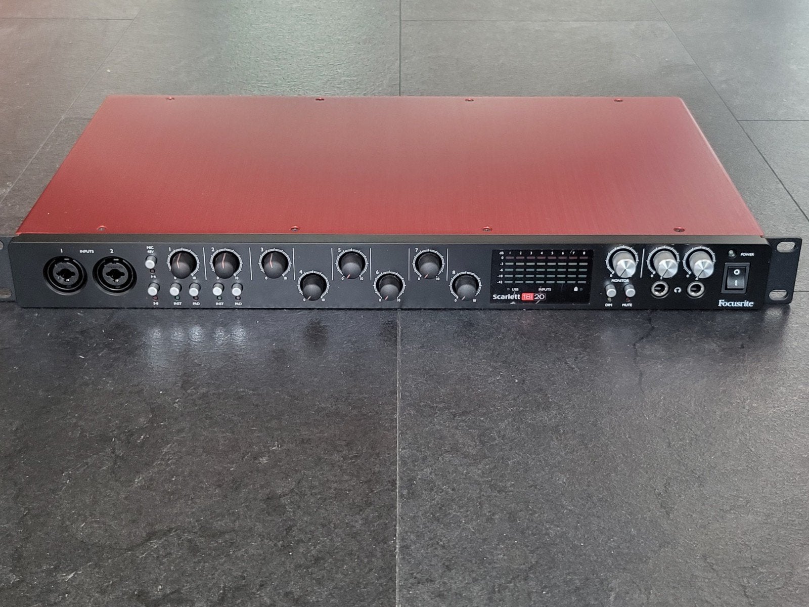Focusrite Scarlett 18i20 2nd Gen – bijna niet gebruikt, Muziek en Instrumenten, Soundmodules, Ophalen of Verzenden, Zo goed als nieuw