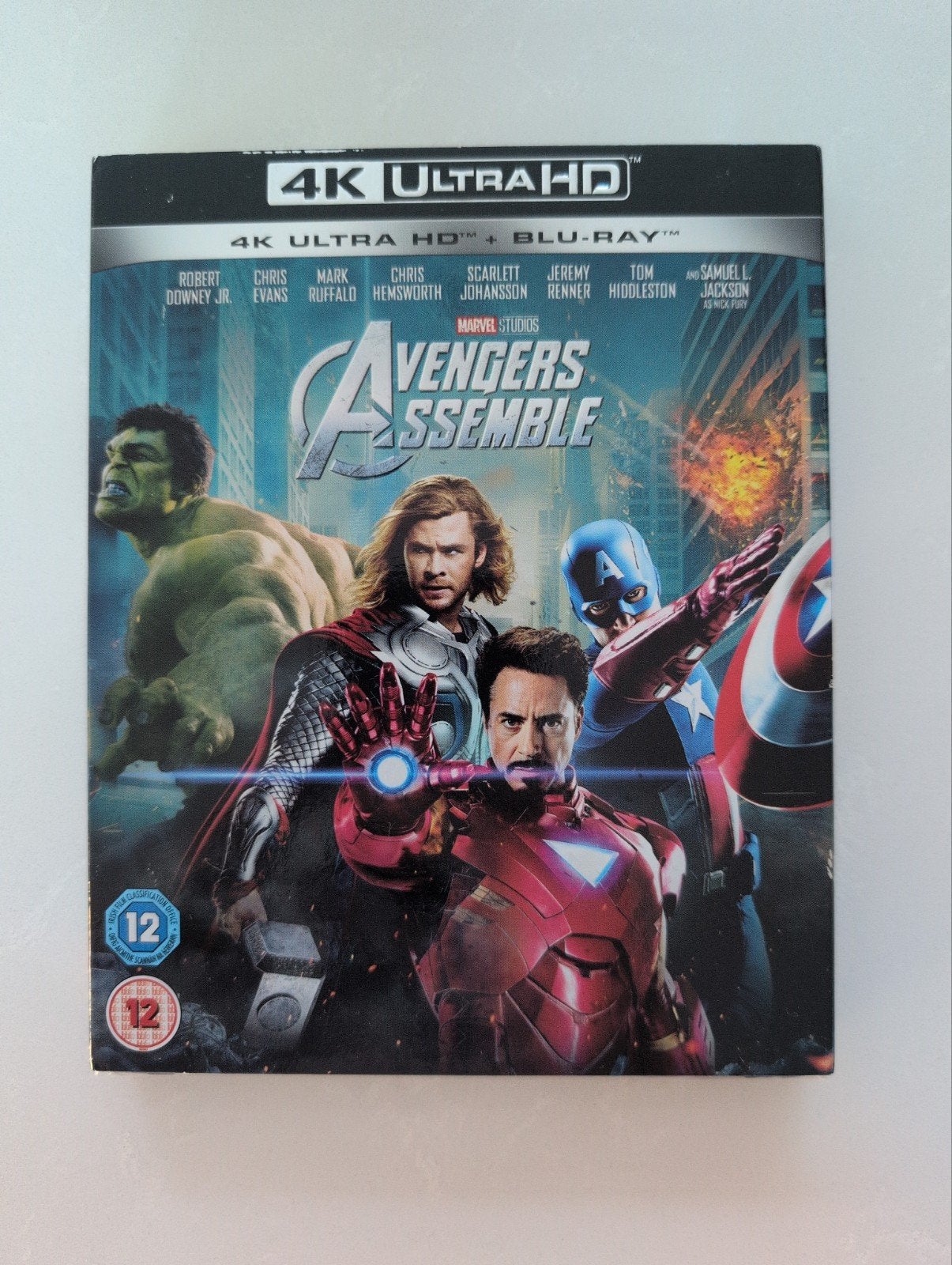 Avengers Assemble 4K Ultra HD + Blu-ray, Cd's en Dvd's, Inclusief extra's, Film, Spaans, Ophalen of Verzenden