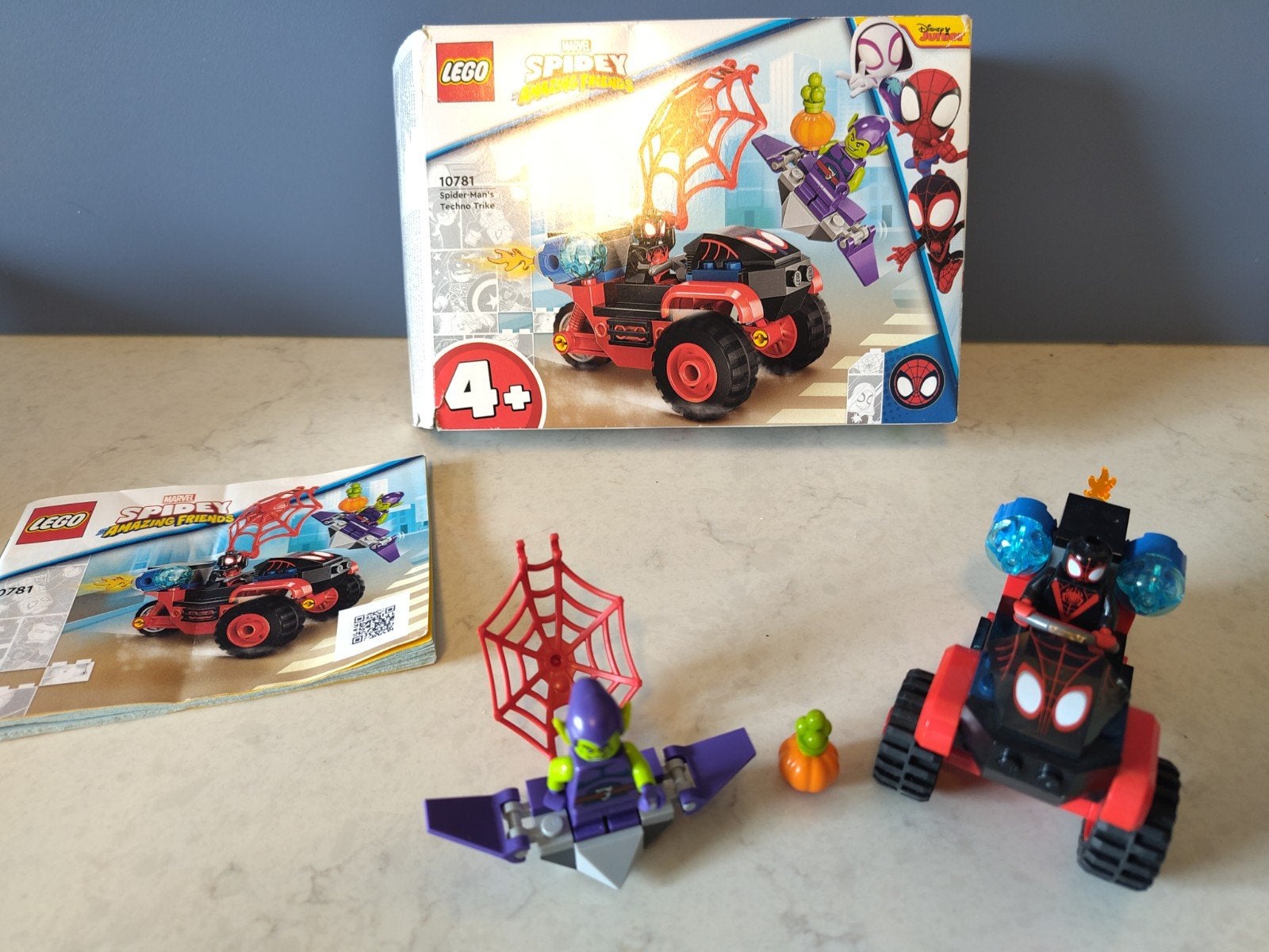 LEGO Spidey 10781 Spider-Man's Techno Trike, Ophalen, Zo goed als nieuw, Overige merken