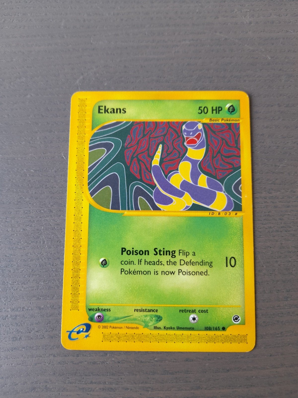 Expedition base 108/165 ekans, Ophalen of Verzenden, Gebruikt, Losse kaart