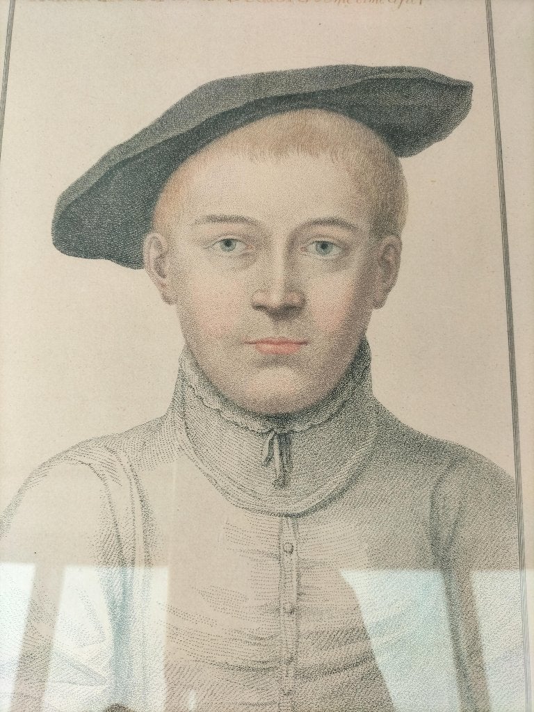 Antieke gravure, Hans Holbein, Ophalen