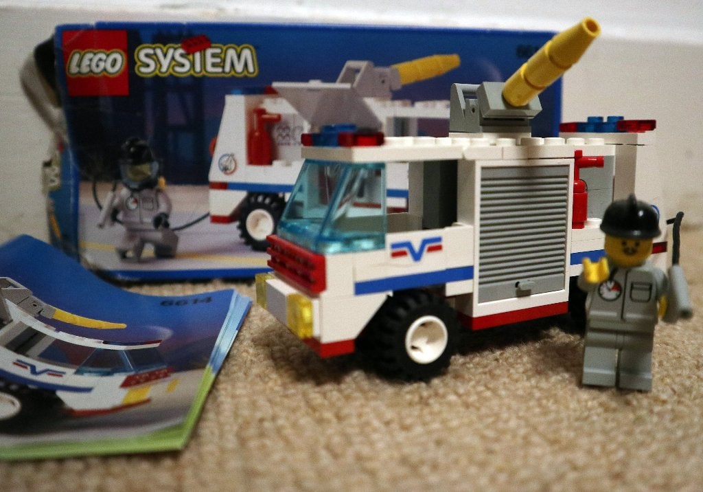 LEGO 6480 Brandweerwagen Hook and Ladder, Kinderen en Baby's, Speelgoed | Duplo en Lego, Ophalen of Verzenden, Gebruikt