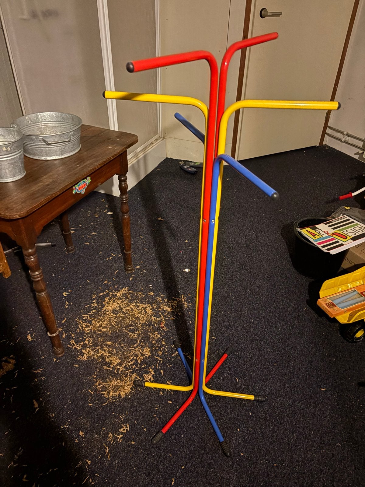 Kleurrijke staande kapstok voor kinderen, Ophalen, Gebruikt, 100 tot 150 cm, Metaal