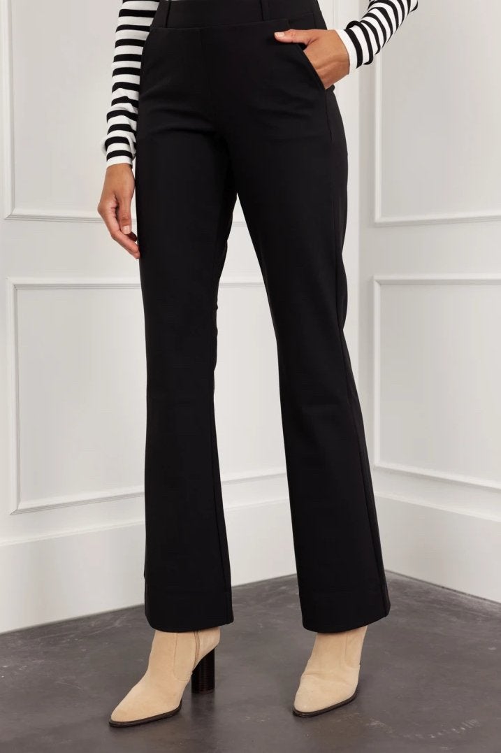 Studio anneloes flair bonded broek XL zwart travelstof, Zwart, Maat 46/48 (XL) of groter, Ophalen of Verzenden, Zo goed als nieuw