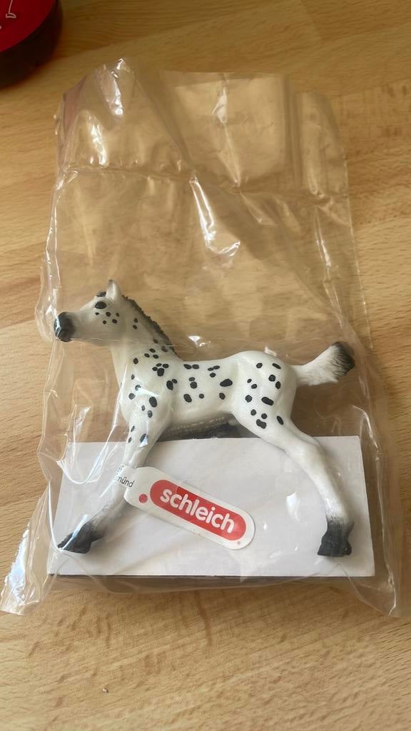 Knabstrupper veulen schleich nieuw, Ophalen, Zo goed als nieuw, Paard, Beeldje of Figuurtje