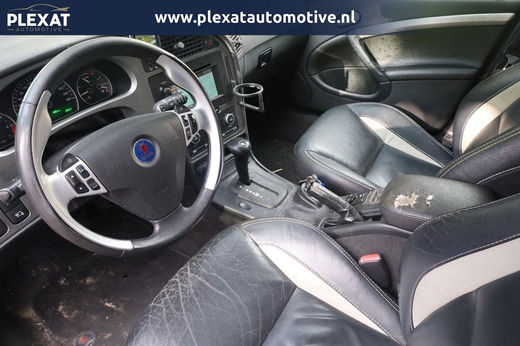 Saab 9-5 Estate 2.3 Turbo 260PK Aero Aut. | Inruilkoopje | A, Auto's, Saab, Zwart, 4 cilinders, 2290 cc, Zwart