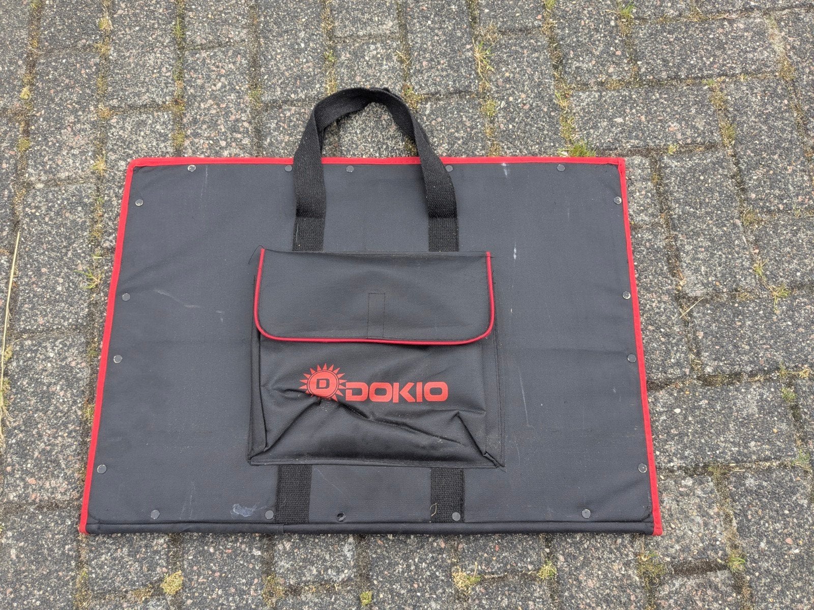 DOKIO Opvouwbaar zonnepaneel 100W - monokristallijn, Caravans en Kamperen, Kampeeraccessoires, Gebruikt, Ophalen