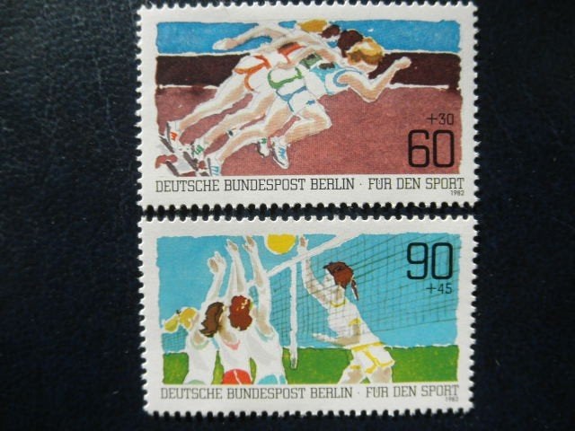 Postzegels Berlijn 1982 volleybal sport - cw. 3,00 postfris., Ophalen of Verzenden, BRD, Postfris