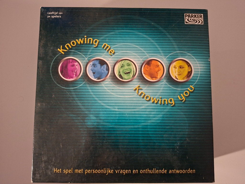 Knowing me, knowing you, Hobby en Vrije tijd, Gezelschapsspellen | Bordspellen, Vijf spelers of meer, Ophalen of Verzenden, Zo goed als nieuw