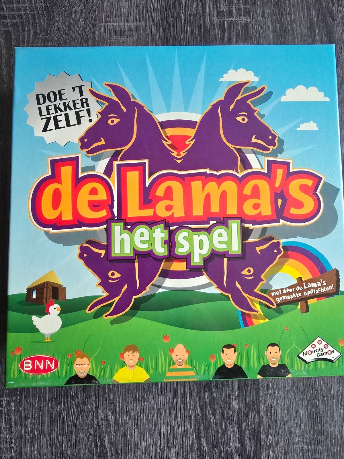 De Lama's Het Spel - Bordspel, Drie of vier spelers, Ophalen of Verzenden, Zo goed als nieuw, Identity Games