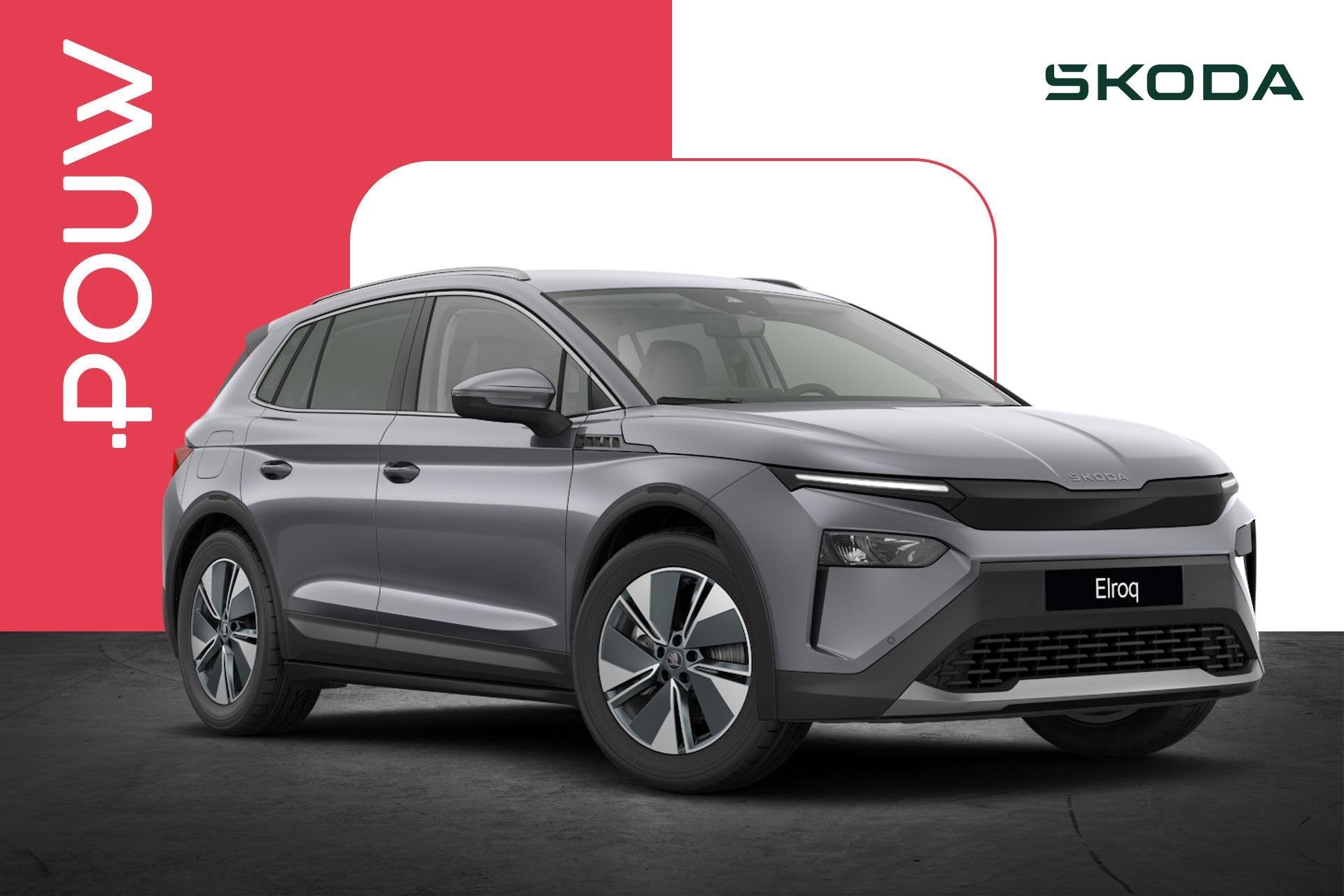 Skoda Elroq 85 286pk Business Edition | 19" Velgen | Trekhaa, Auto's, Automaat, 12 maanden, Achterwielaandrijving, Leder en Stof