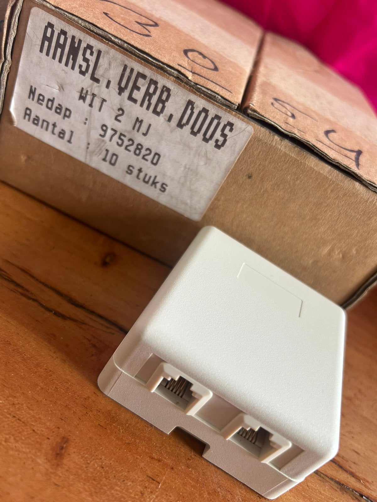 Rj45 utp opbouwdoos, Ophalen of Verzenden, Zo goed als nieuw